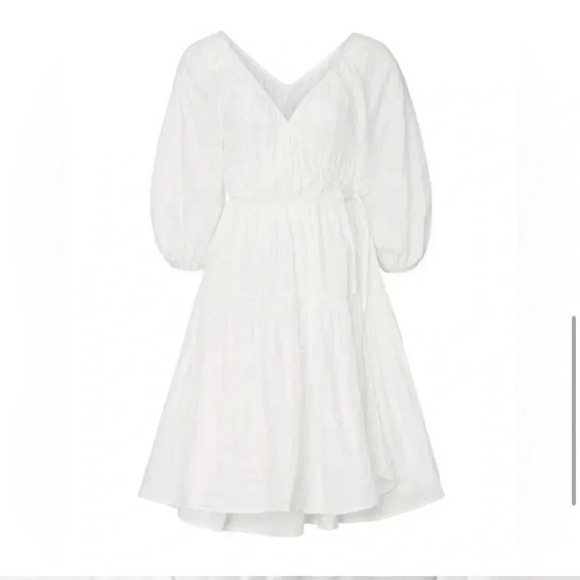 LOVE, WHIT BY WHITNEY PORT WRAP DRESS, NWT - Picture 6 of 10